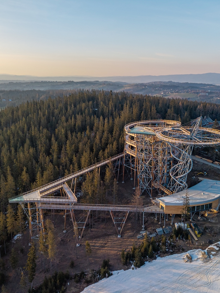 Wieża widokowa Sky Walk Serce Poronina